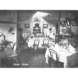 Interior of Whitehouse's Cafe, Nicholas Street, Ipswich, c.1910