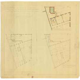 Sketch plan of proposed alterations to premises cnr. Brisbane & Ellenborough Streets, Ipswich map : for trustees of Messrs. E. Bostock & Sons / A. H. Conrad and T. B. E . Gargett, 1946