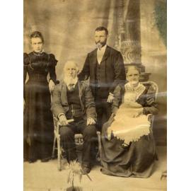 Robert and Mary Wilkinson with son James Wilkinson, Ipswich, c.1900