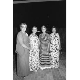 The Rackley Sisters at an event, Lowood, Somerset, November 1977