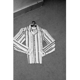 Men's fashion shirt, advertisement for Duncalfe's Mensware, Ipswich, March 1978