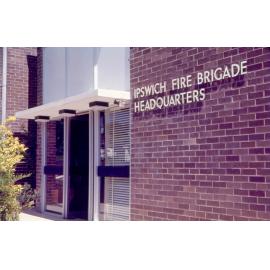 Ipswich Fire Brigade Headquarters, 101 Limestone Street, Ipswich, 1970