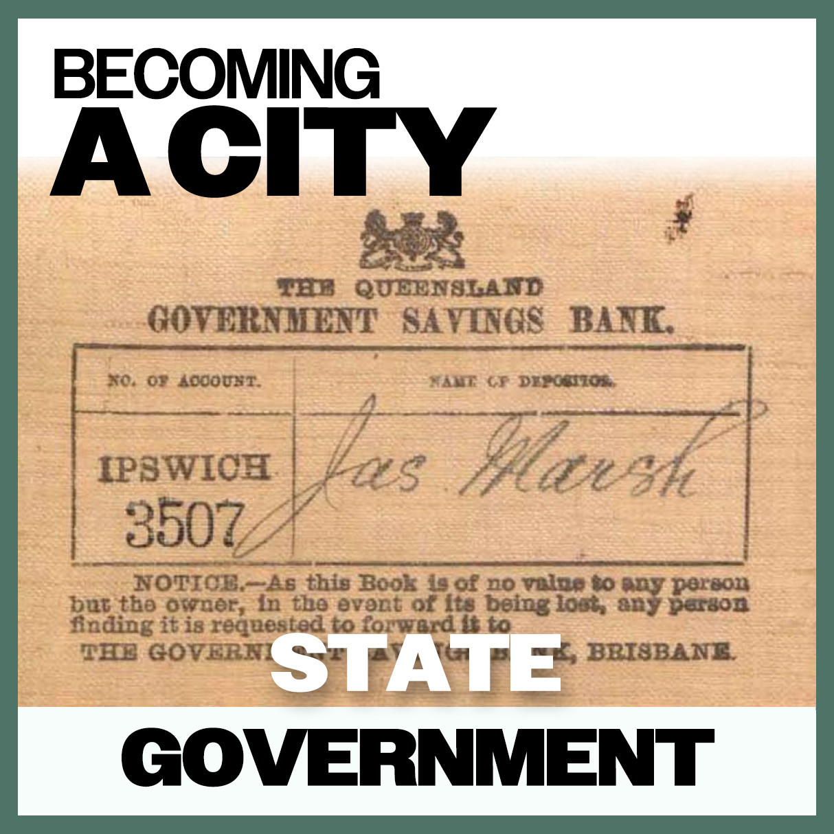 Becoming A City: State Government