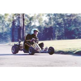 Go karting at Mt. Crosby, Brisbane, 1970