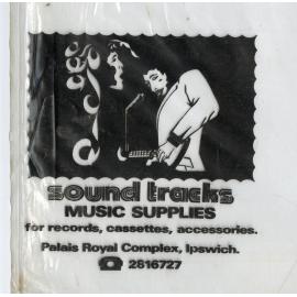 Sound Tracks Music Supplies, Record Sleeve, late 1970s