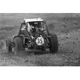 Sprint Car, No. 35, racing in the 1979 Queensland Times Off-Road Spectacular, Minden, Somerset, November 1979
