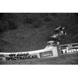 Sprint Cars, No. 31 and No. 13, driven by Brian Mannion, racing in the 1979 Queensland Times Off-Road Spectacular, Minden, Somerset, November 1979