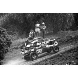 Sprint Cars, Nos. 19 and 31, racing in the 1979 Queensland Times Off-Road Spectacular, Minden, Somerset, November 1979