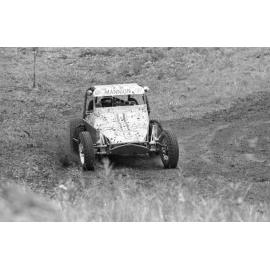 Sprint Car, No. 13, driven by Brian Mannion, racing in the 1979 Queensland Times Off-Road Spectacular, Minden, Somerset, November 1979