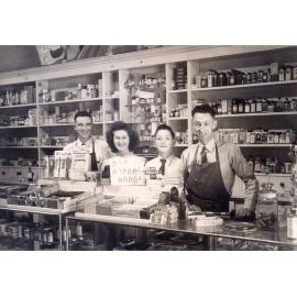 Staff of Vance's Chemist, Ipswich, c.1948