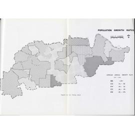 Map showing population growth rates for the Ipswich area, 1978-1979