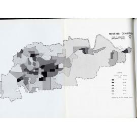 Map showing housing densities in the Ipswich area, 1978-1979