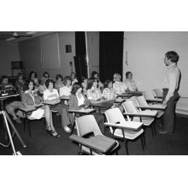 Thought to be a meeting about The Duke of Edinburgh's Award, Ipswich, 14th October 1977