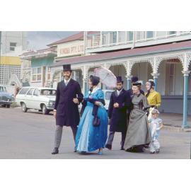 Re-enactment of opening of the Ipswich to Grandchester railway line, North Ipswich, 1965
