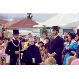 Re-enactment of opening of the Ipswich to Grandchester  railway line, North Ipswich, 1965