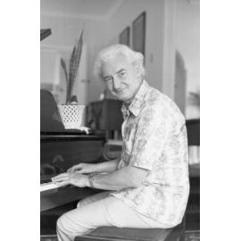 Conductor & composer Ronald Hanmer, Ipswich, 17th October 1977
