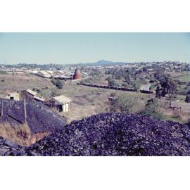 Klondyke Colliery slag heap, North Ipswich, 1970
