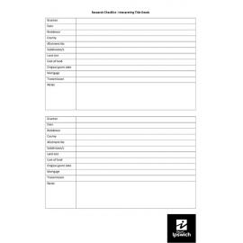 Understanding Title Deeds Research Form