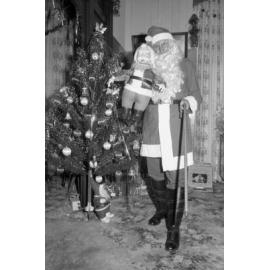 Santa celebrates his 32nd Christmas as Santa, Ipswich, November 1979