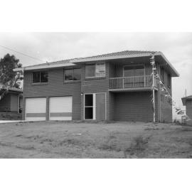 Two storey brick house with balcony and two door garage, Collingwood Park, 25th October 1977