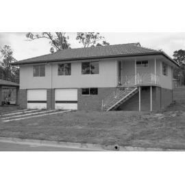 Two storey brick house with a two door garage and upstairs entrance, Collingwood Park, 25th October 1977