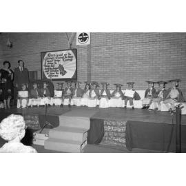 Trinity Ipswich Uniting Church pre-school graduation ceremony, North Booval, 28th October 1977