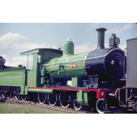 Restored locomotive, Ipswich Railway Workshops, North Ipswich, 1969
