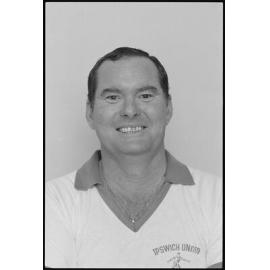 Unidentified person in Ipswich United shirt, January 1986