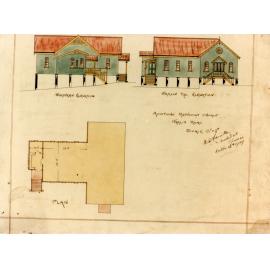 Methodist Church, Harlin Road, Coalfalls, Architectural Plans for additions, 1919