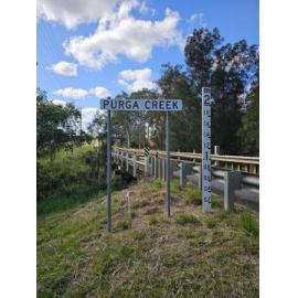 Purga School Road Bridge, 2023
