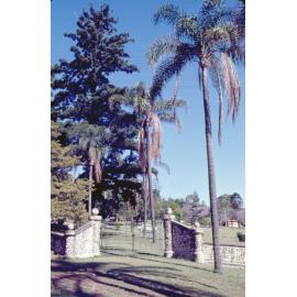 Entrance gates to Queens Park, Ipswich, c.1970