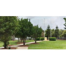 Manson Park, including American War Cemetery Memorial, Cemetery Road, No. 19, Raceview, Ipswich, 2023