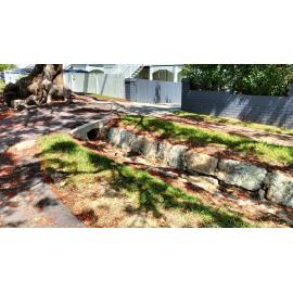 Stone Kerbing and Gutters, Brisbane Road, Redbank, Ipswich, 2023