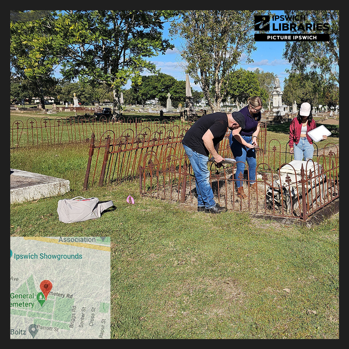 UniSQ Field Day Workshop, Ipswich General Cemetery, 2024