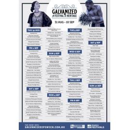Galvanized Event Calendar 2023