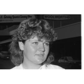 Unidentified woman, Ipswich, February 1985