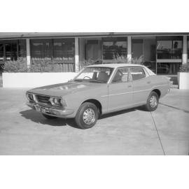 Datsun 180B, car advertisement for Currie Motors, Ipswich, August 1980