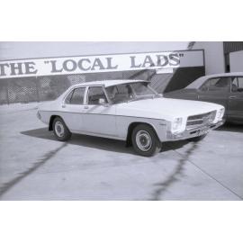 Holden Kingswood sedan (1971-1974), car advertisement for Currie Motors, Ipswich, August 1980