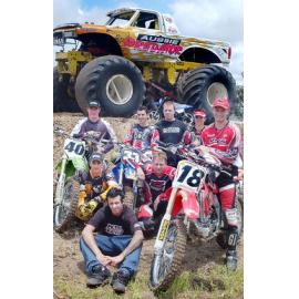 Unidentified motocross riders, Ipswich, December 2003