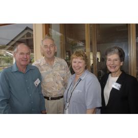 Roderick Boyle, Bob Green, Margaret Kloostra and Joan Martin, Ipswich, December 2003