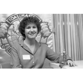 Paula Lindemann, Toastmasters International member, Ipswich, September 1980