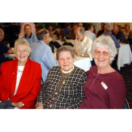 Edna Larsen, June Lister and Helen Nightingale at the Ipswich Heart Support Club reunion, Ipswich, September 2003