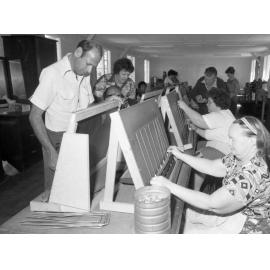 People at the Light Grid Expansion, Ipswich, September 1980