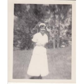 Nurse Grace Salisbury, Ipswich Hospital Grounds, Ipswich, 1950s