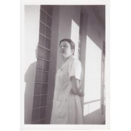 Nurse Barb Loxton at Trumpy House, Ipswich Hospital, Ipswich, 1950s