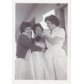 Nurses E Maquer, K Rose, M Shine, Ipswich Hospital, Ipswich, 1950s