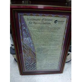 Statement of Intent for Reconciliation, 2000; Q Govt document