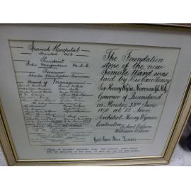 Time capsule record1890 Female ward, 23.06.1890 