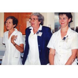 Helen (Ursula) Mackenzie, Annette Kirkwood,  Lyn(Carmel) Dunne, 1990s