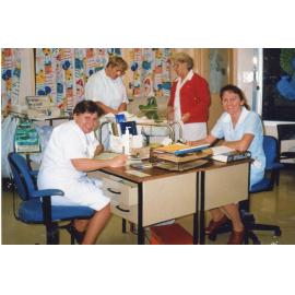 Nursing staff 4 in Children's Ward, 1980s